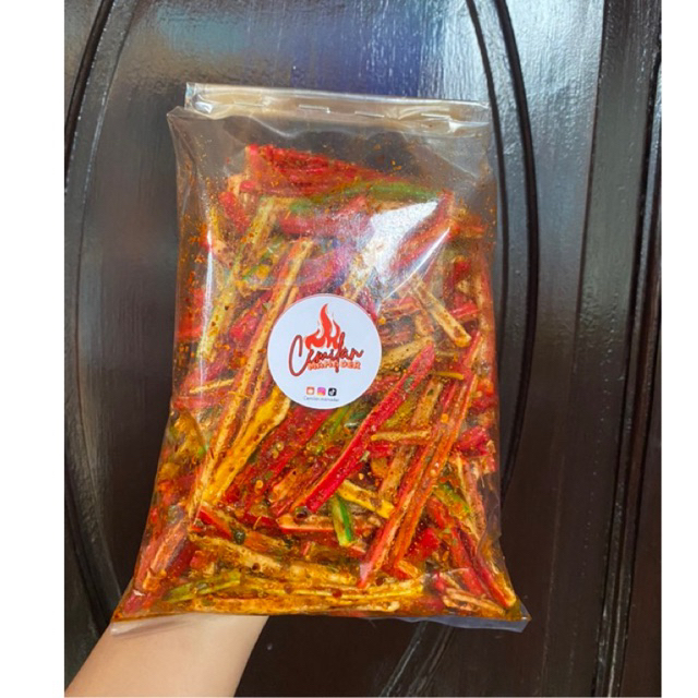 

SEBLAK KERUPUK BETON / JAAT BANTAT PEDAS DAUN JERUK ISI 250 GRAM