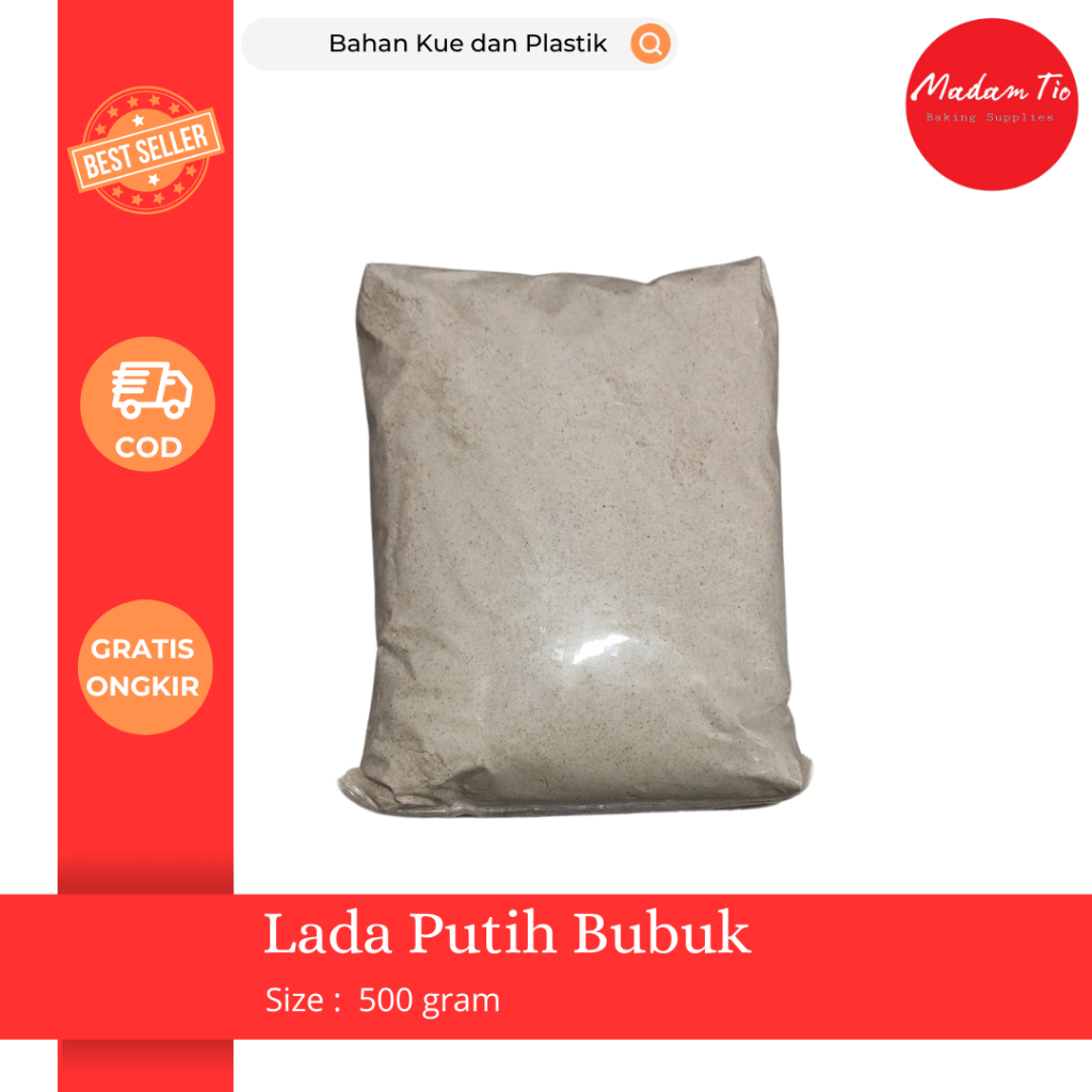

Lada Putih Bubuk 500gr 1pcs