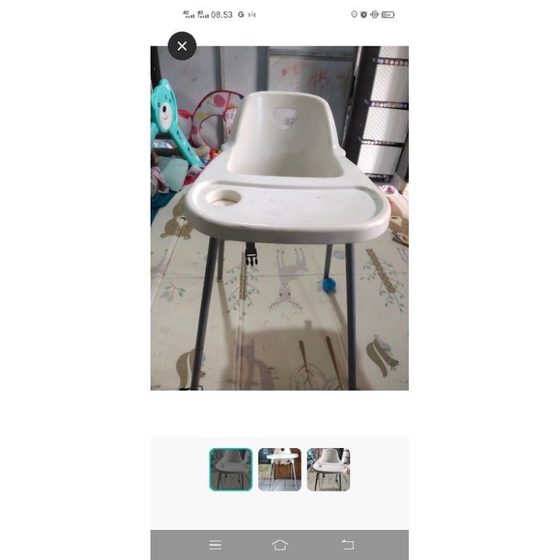 baby chair informa putih