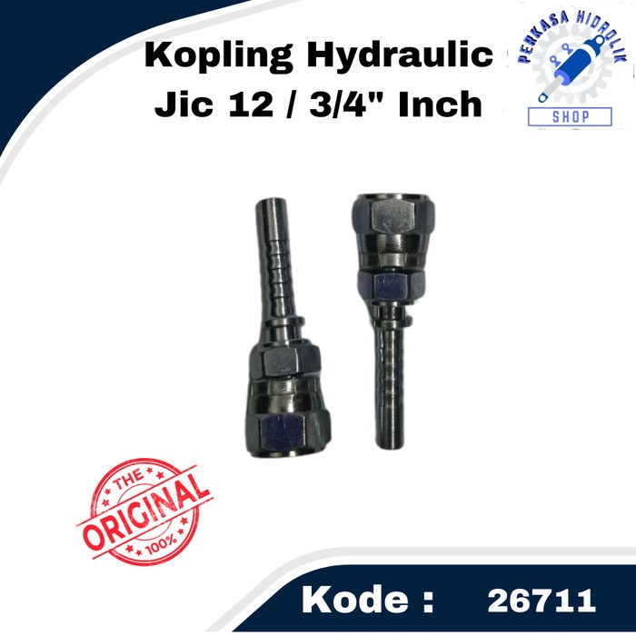 KOPLING JIC / FITTING JIC 12 / 3/4"