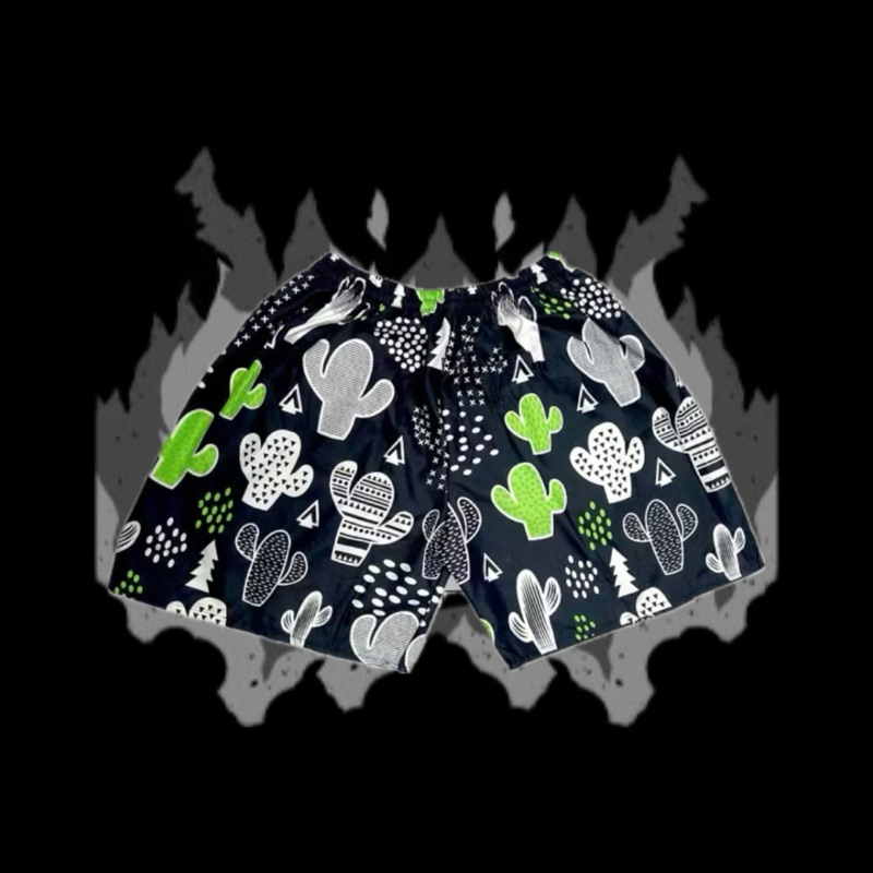 (PROMO)murah kolor Celana pendek / boxer pria wanita dewasa bahan adem halus lembut anti luntur moti