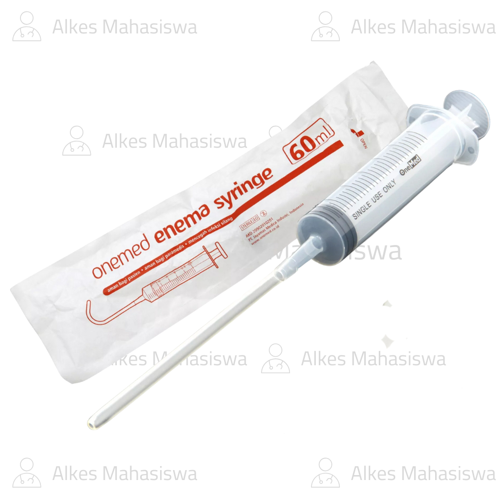Aurabaik Enema Syringe 60Cc Onemed Spuit Gliserin