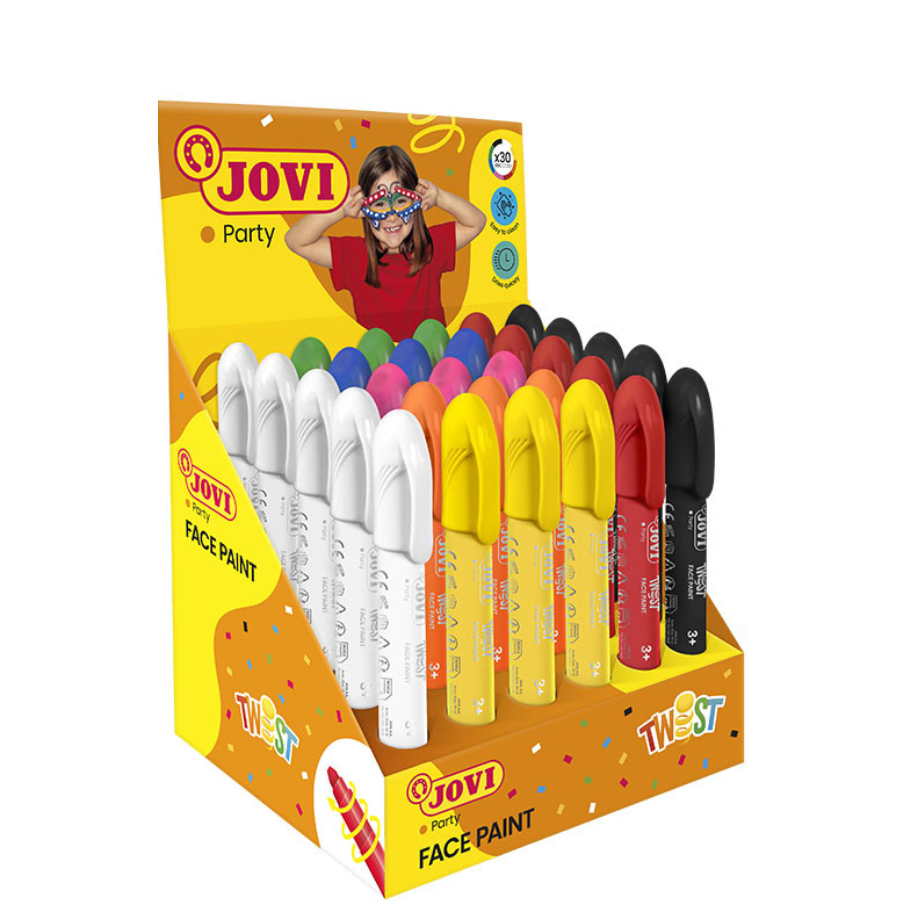

JOVI TWIST FACE PAINT PENS ASSORTED COLOURS