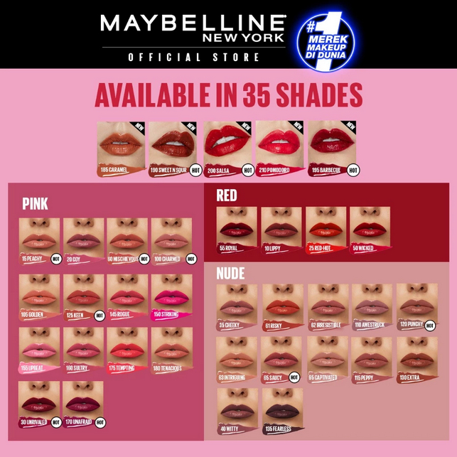Maybelline Superstay Vinyl Ink Liquid Lipstick