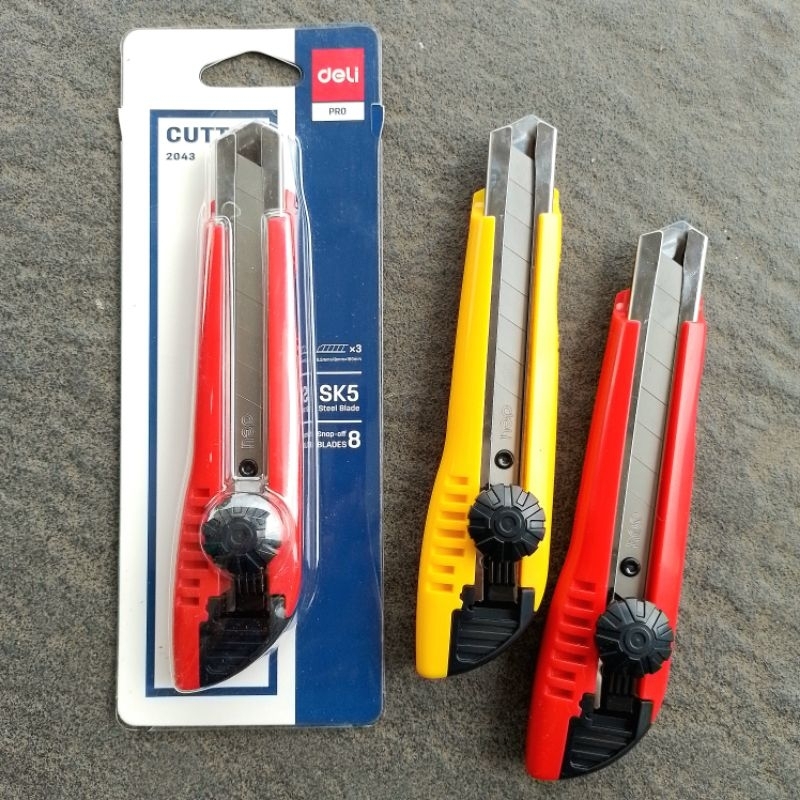 

Cutter Deli 18mm SK-5 2043 Besar ( Pcs ) [ Original ]