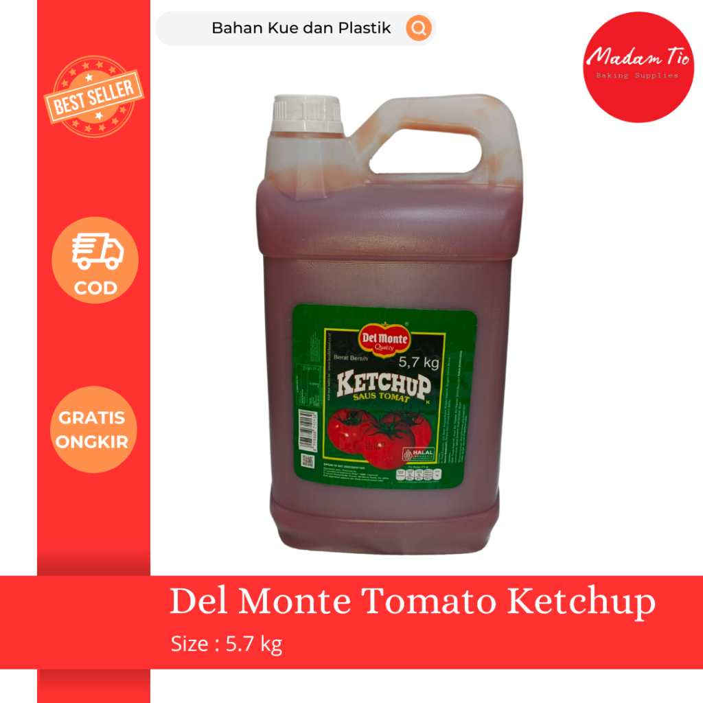 

Del Monte Tomato Ketchup 5,7kg 1pcs
