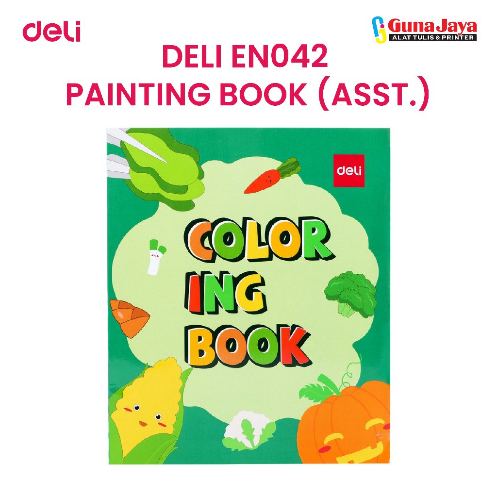 

DELI EN042 PAINTING BOOK (ASST.)