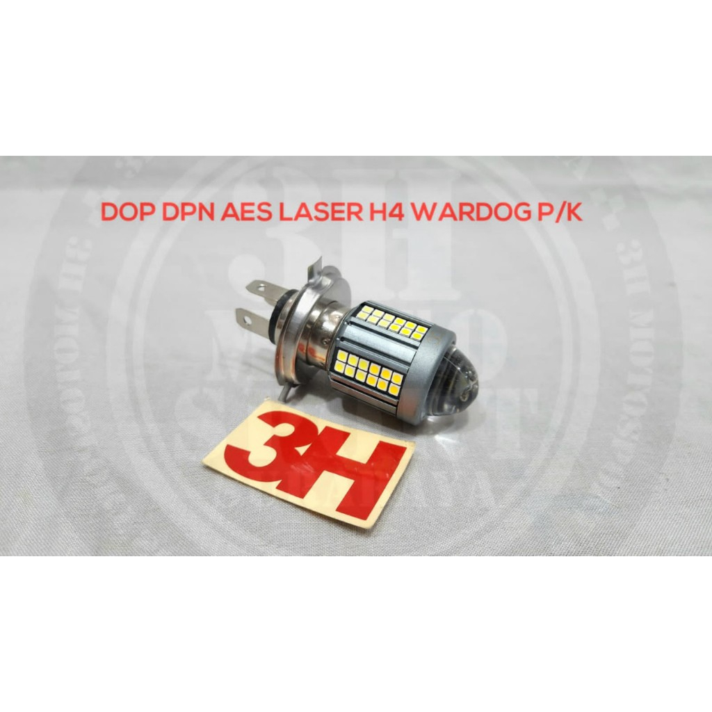 DOP DPN AES LASER H4 WARDOG PUTIH KUNING
