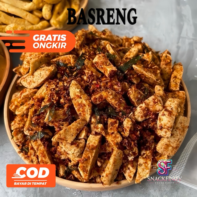 

BASRENG PEDAS DAUN JERUK SNACKFINITY 100 GRAM | 50 GRAM