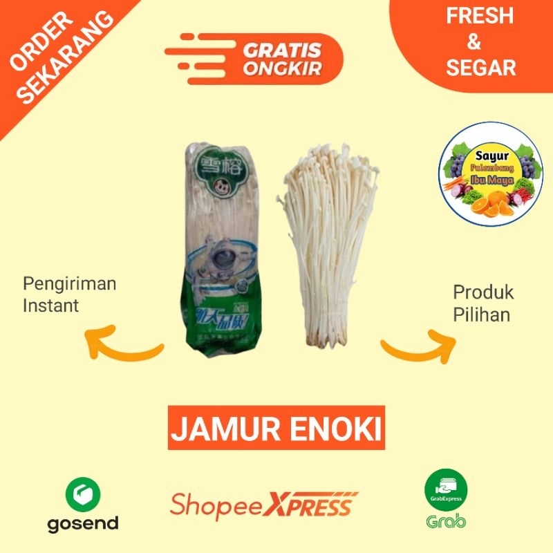 

Jamur Enoki - Sayur ibu maya Palembang