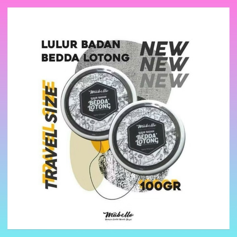 Ready Lulur Bedda Lotong Mabello Original BPOM / lulur beda lotong / lulur bedak lotong viral tiktok