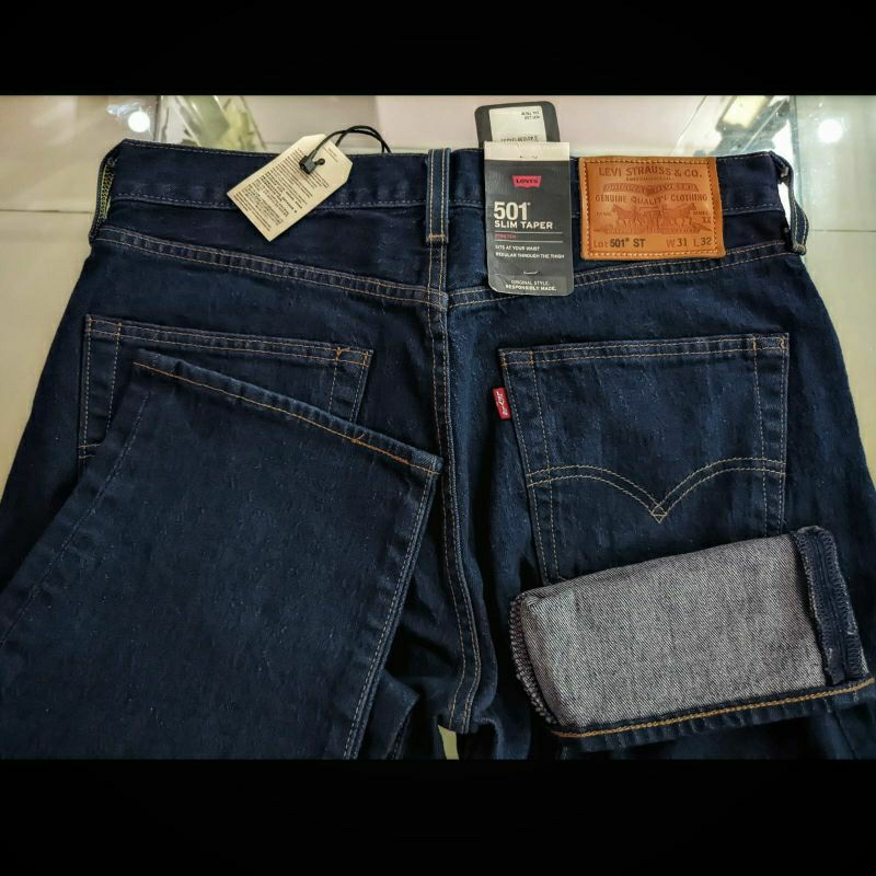 Celana Jeans Levis 501 Slim Taper 501ST Engine 67 Original BIG E non Selvedge Denim Jeans