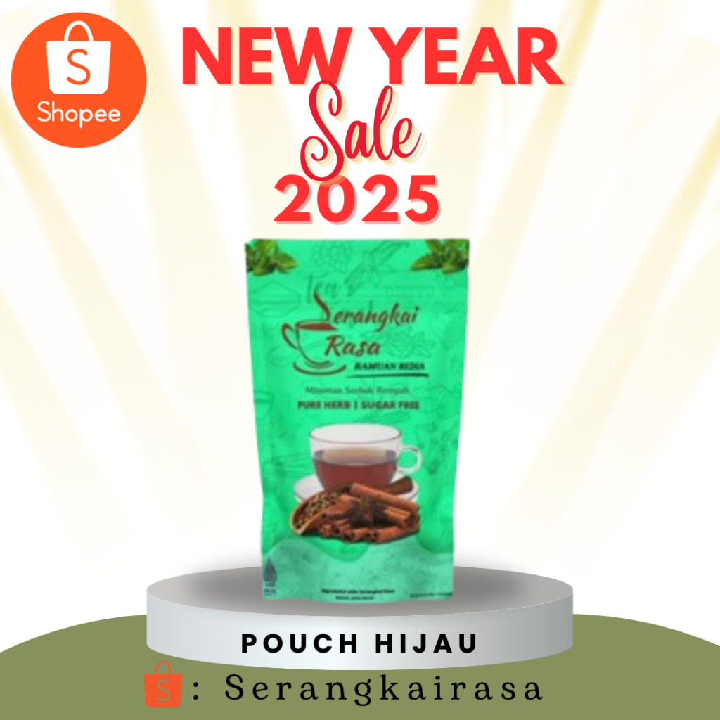 

XMASTER [ POUCH HIJAU ] TEH CELUP REMPAH SERANGKAI RASA REDIA JSR ANTI DIABETES