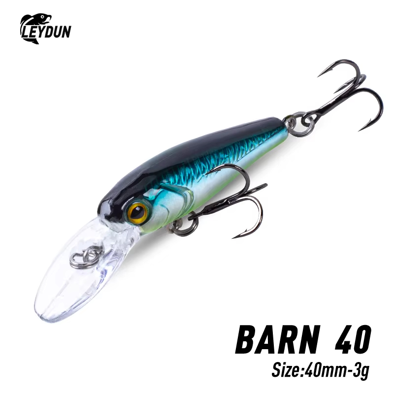 LEYDUN BARN Micro Umpan Pancing Floating Minnow 40mm 3g