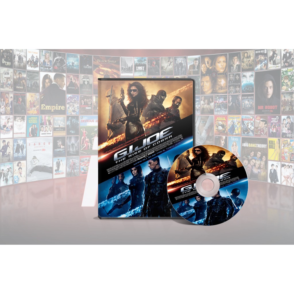 Koleksi DVD Film G.I. Joe The Rise Of Cobra & G.I. Joe Retaliation (2009-2013)