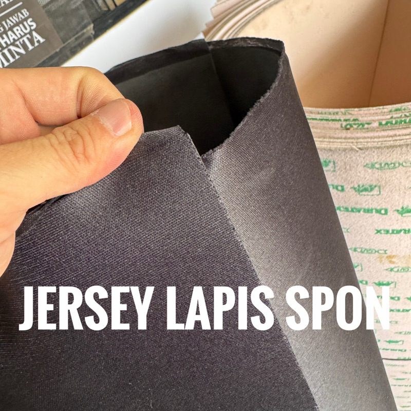 jersey spon per 50 cm  jersey lapis spon 50 cm / spon Eva / lapis kain Jersey / insole Jersey tebal 