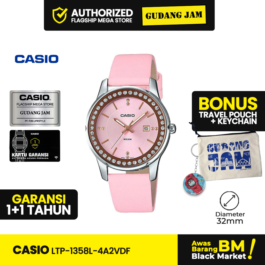 Jam Tangan Casio LTP-1358L-4A2VDF LTP-1358L LTP-1358 LTP1358L LTP 1358L
