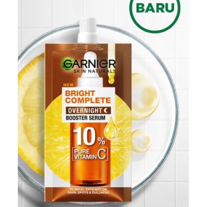 Garnier Bright Complete Overnight Vitamin C Serum - 7.5ml