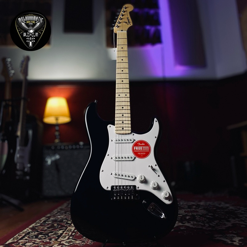 GITAR ELEKTRIK SQUIER SONIC STRATOCASTER BLACK