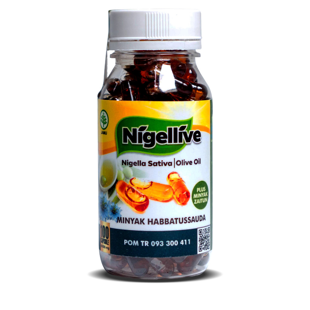 nigellive minyak habbatussauda nigellive 100 Kapsul