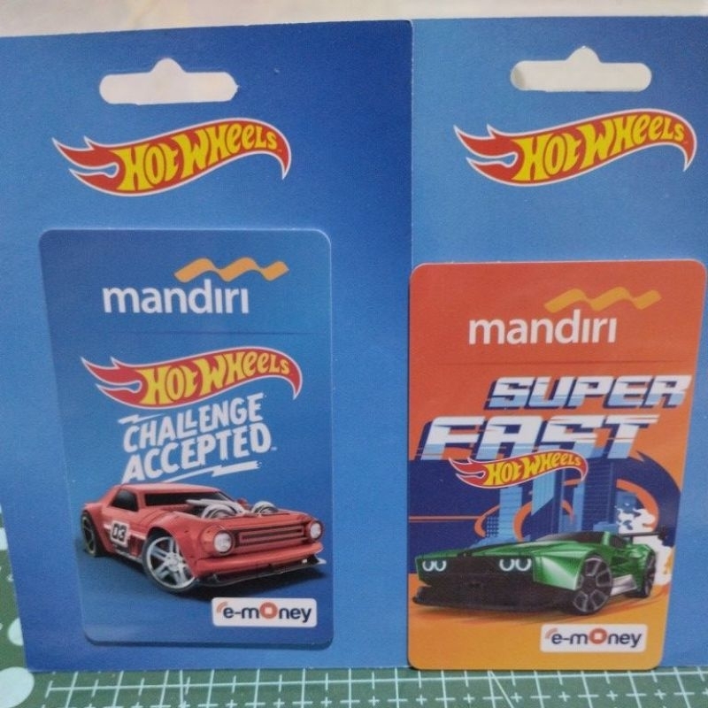 e-money e-toll mandiri original edisi hotwheels