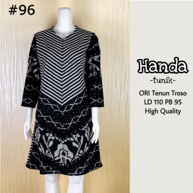 TUNIK ORIGINAL TENUN TROSO. BAJU ATASAN TENUN WANITA. TUNIK TERBARU