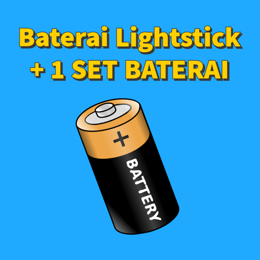 BATERAI LIGHTSTICK JKT48 WOTAGEI 1 SET