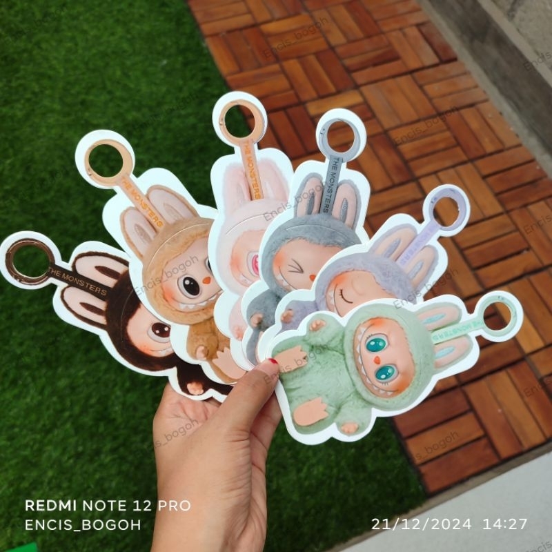 

5 PCS-AMPLOP LEBARAN 3D MOTIF LABUBU BOLAK BALIK