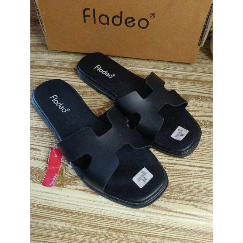 PROMO.. Sandal slop wanita  H // Sandal slop wanita // sandal slop wanita motif H-polos