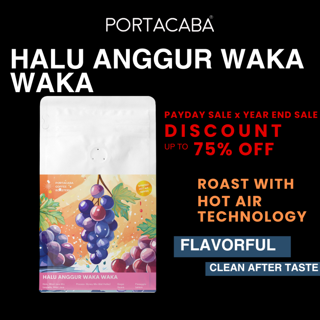 

Halu Anggur Waka Waka Biji Kopi Arabika Halu Mix Laspada 200gr
