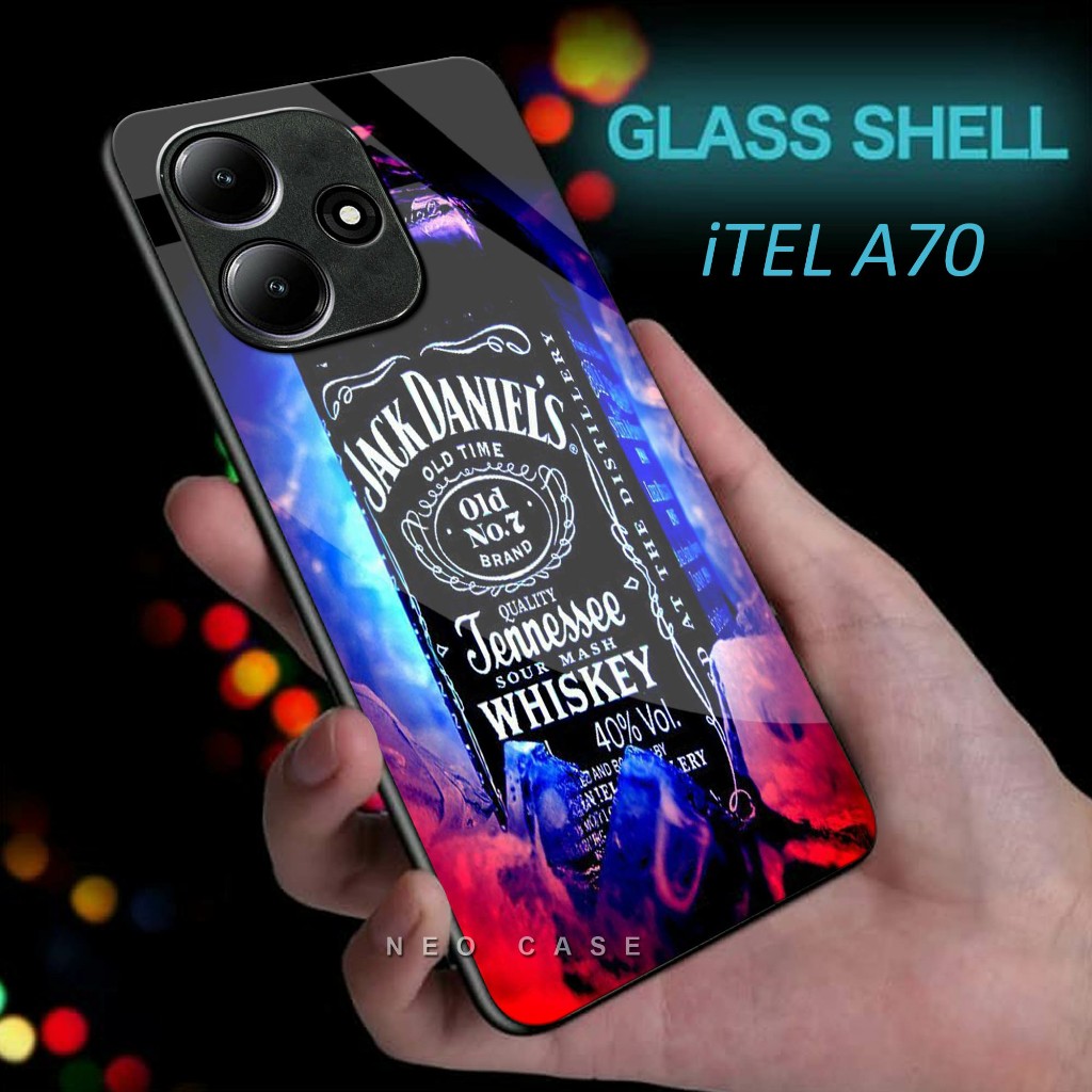 SoftCase Glosy Kaca ITEL A70- Casing HP ITEL A70  - N03
