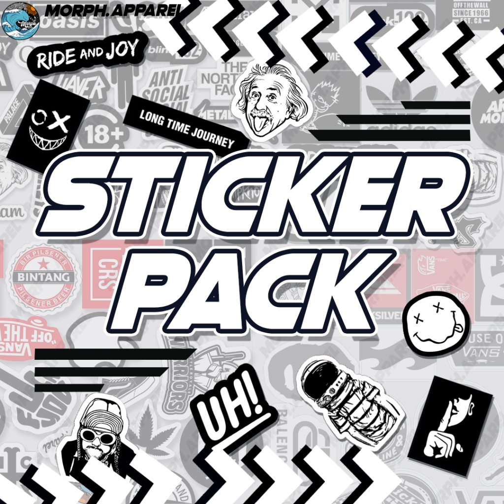 

Sticker Pack Premium - Sticker Helm / Outdoor - STICKER Black And White - Morph.Apparel