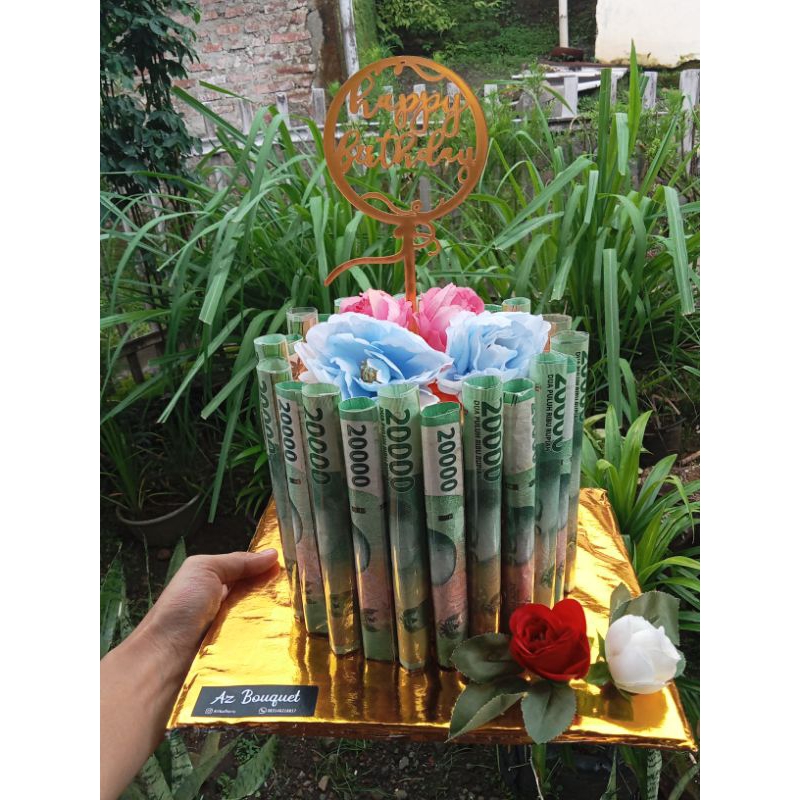 cake money/ buket cake money/cake money hias/cake ultah