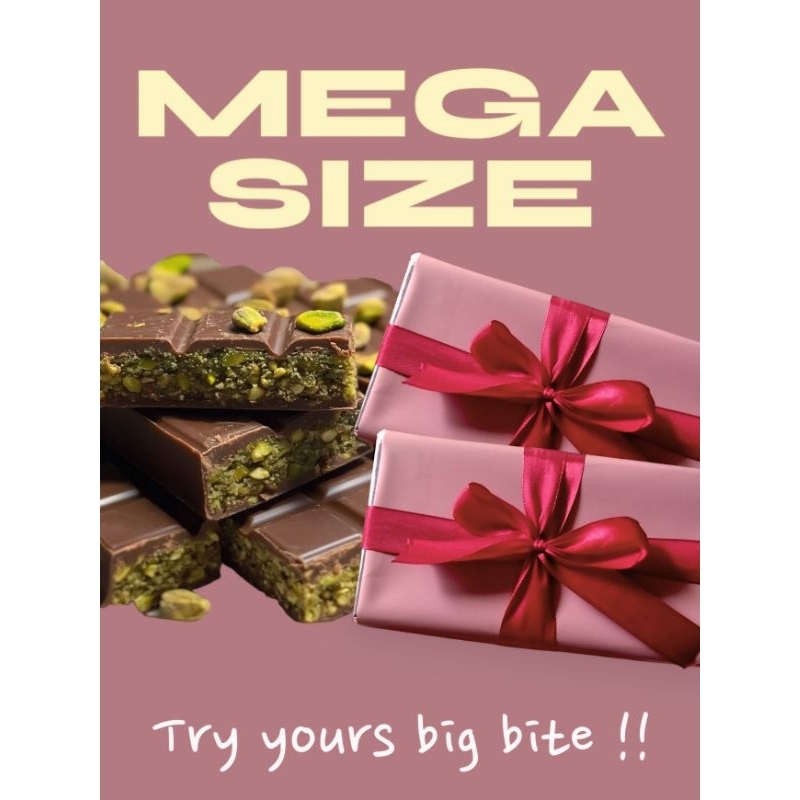 

DUPE COKLAT DUBAI PISTACHIO KUNAFA BIG SIZE