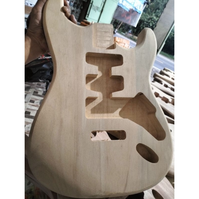 Body Gitar strato Stratocaster unfinish