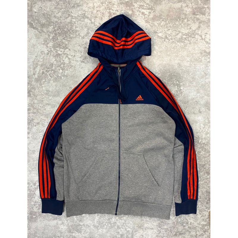 zip hoodie adidas essentials spell out second