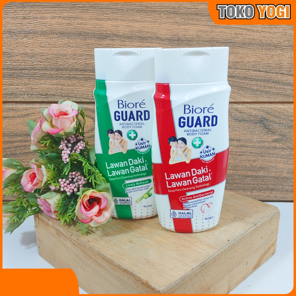 BIORE GUARD ANTIBACTERIAL BODY FOAM 100ml BOTOL || SABUN MANDI || SABUN CAIR