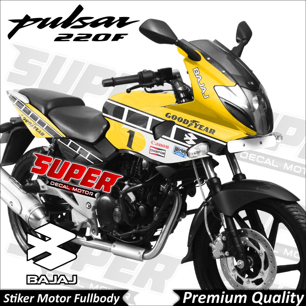 Decal Bajaj Pulsar Full Body Decal Bajaj Pulsar 220F Full Body Stiker Full Body Stiker Bajaj Pulsar 
