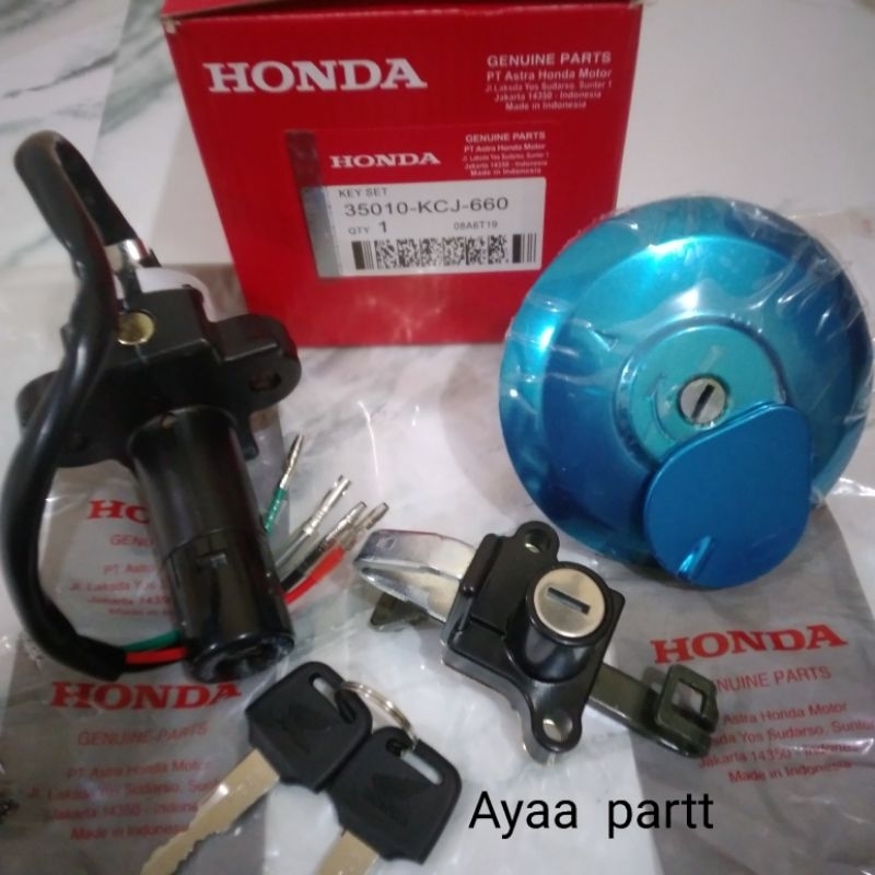 Kunci Kontak Assy Tiger Lama KCJ Konci Kontak Set Jok Tutup Tengki Tiger 200 Lama