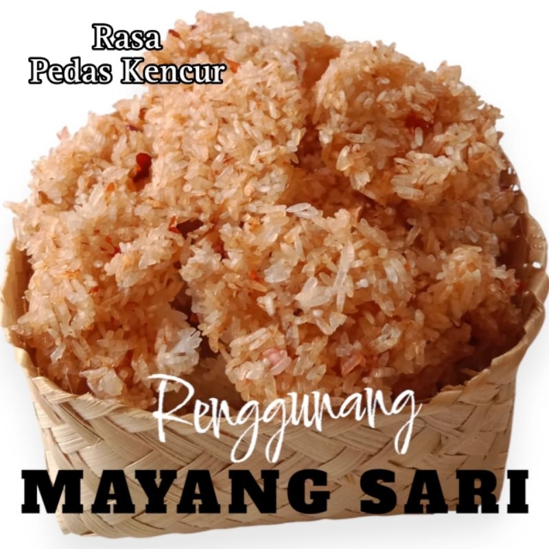 

rengginang beras ketan mayangsari khas cianjur rasa pedas seblak