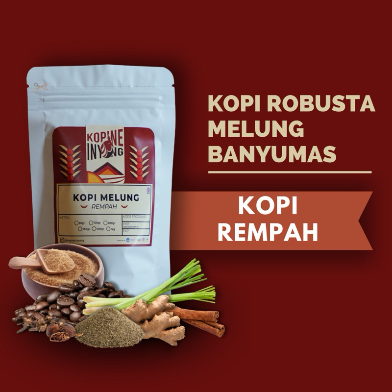 

Kopine Inyong-Kopi Rempah Siap Seduh 50gram Kopi Asli Dari Gunung Slamet Kopi Khas Melung Banyumas