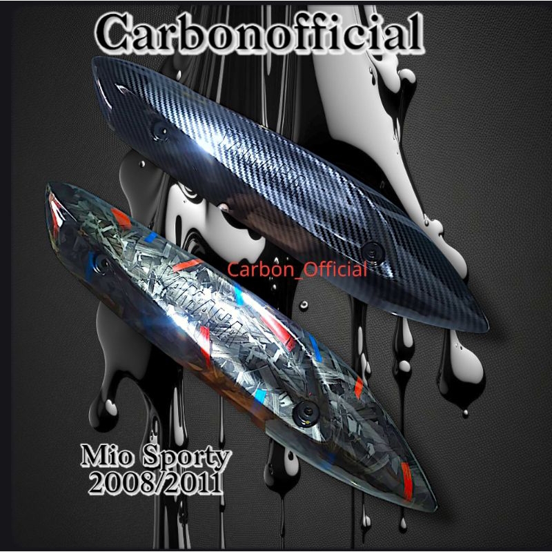 TAMENG KNALPOT MIO SPORTY 5TL - SMILE CARBON WTP