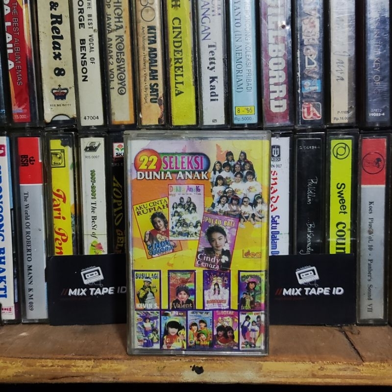 Kaset Pita - 22 Seleksi Dunia Anak - Radio Tape - Kaset - Radio - Pemutar Kaset - Musik - Lagu Anak 