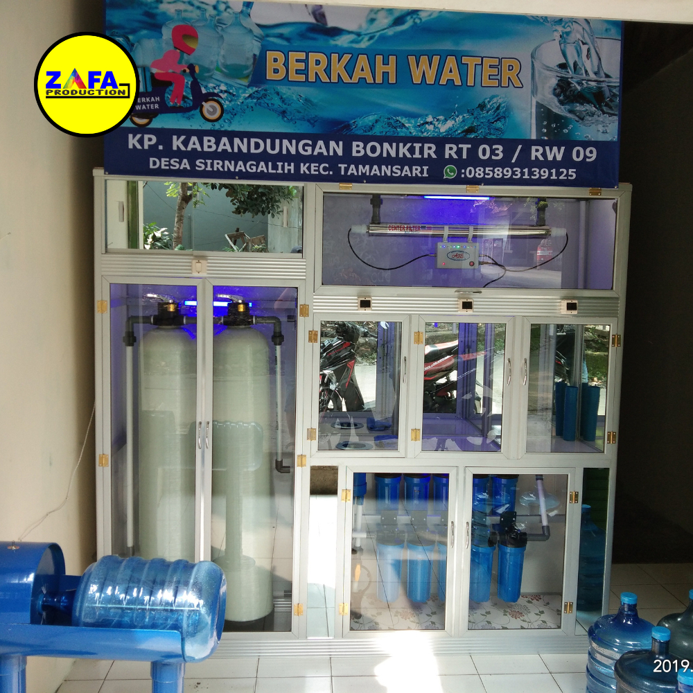 Paket Standar Depot Air Minum Isi Ulang Air Mineral Kapasitas Toren Air 10000 Liter