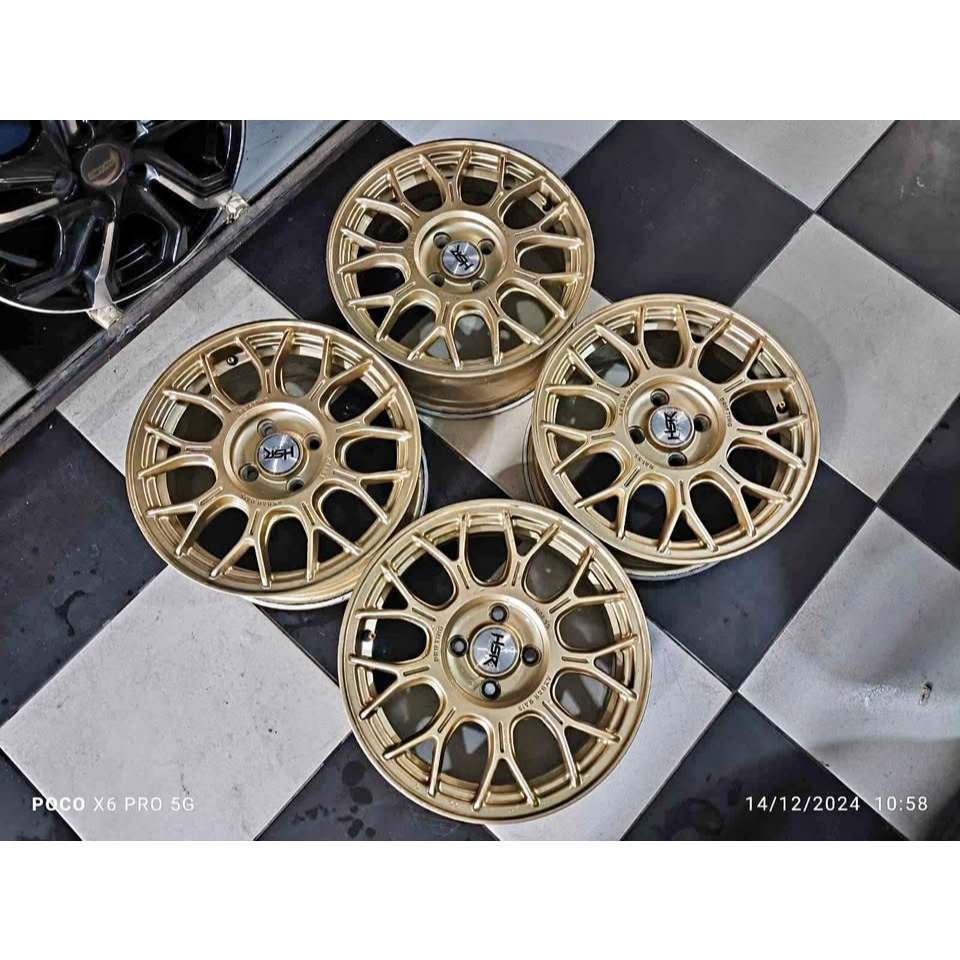 VELG MOBIL BEKAS HAR RAI S5 RING 15 LEBAR 6,5PCD  4X100 ET 42 VELG UNTUK MOBIL AGYA AYLA SIGRA CALYA