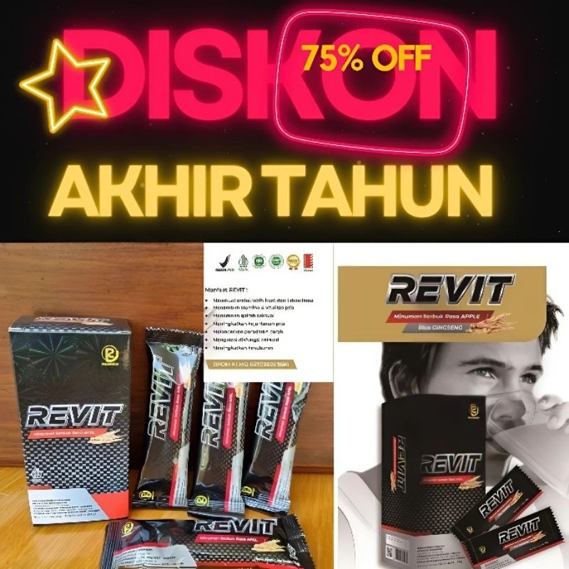 

REVIT RENNER ORIGINAL 100% MINUMAN SERBUK RASA APEL PLUS GINSENG SEMANGAT MENINGKAT