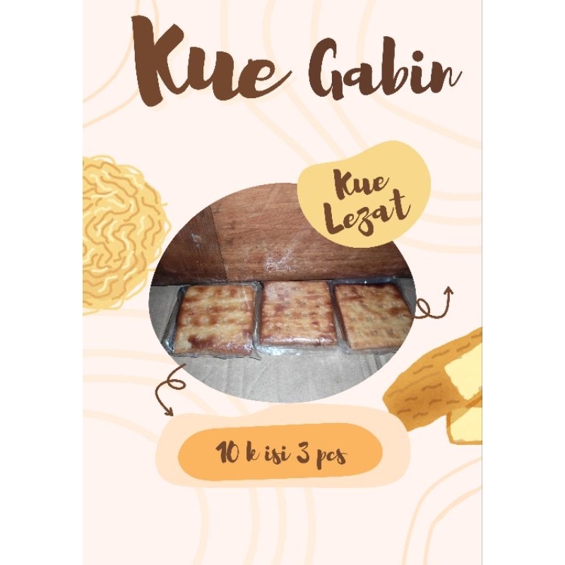 

Kue Gabin Isi Tape / 1pcs