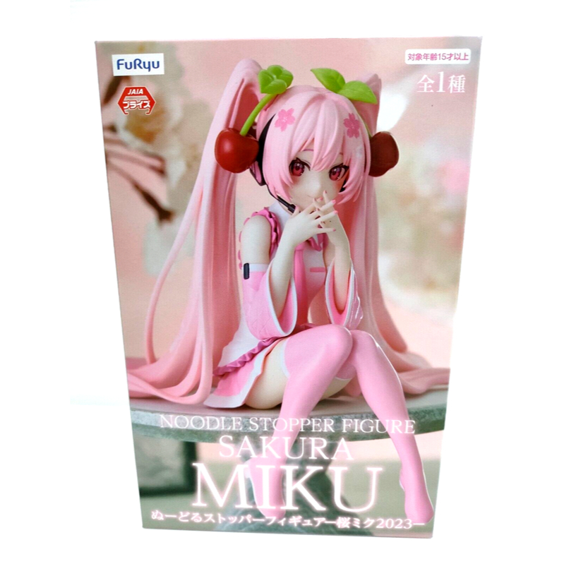 Hatsune Miku Sakura Miku 2023 Ver. Furyu Noodle Stopper Figur