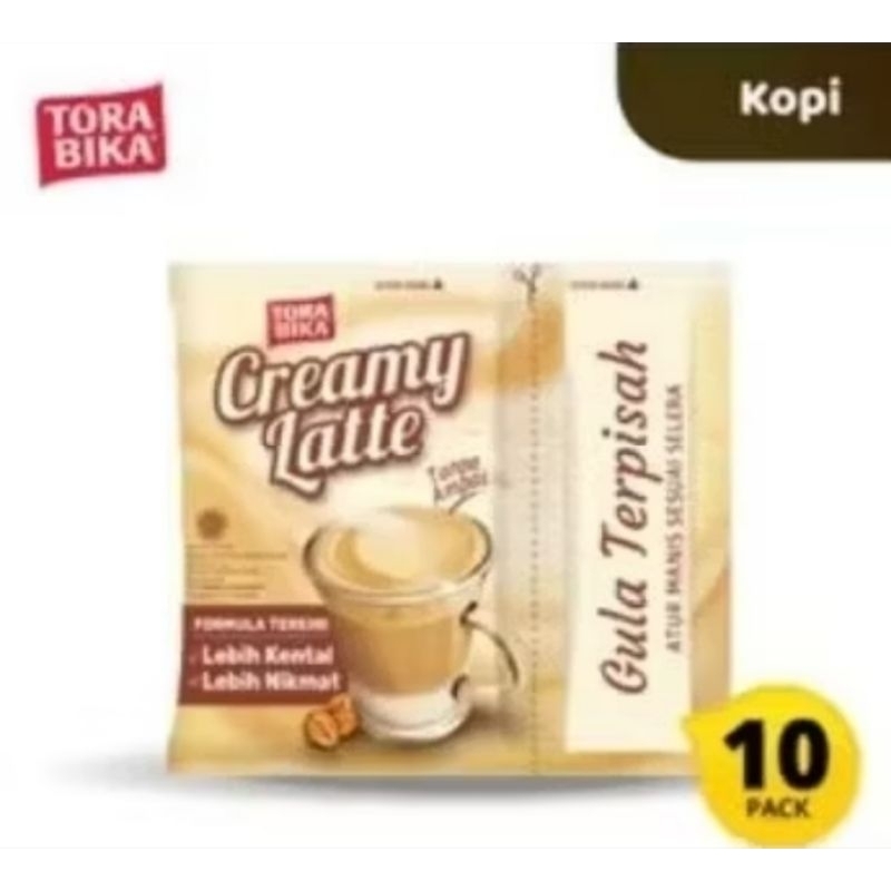 

TORABIKA CREAMY LATTE RENCENG 10pc x 25gr