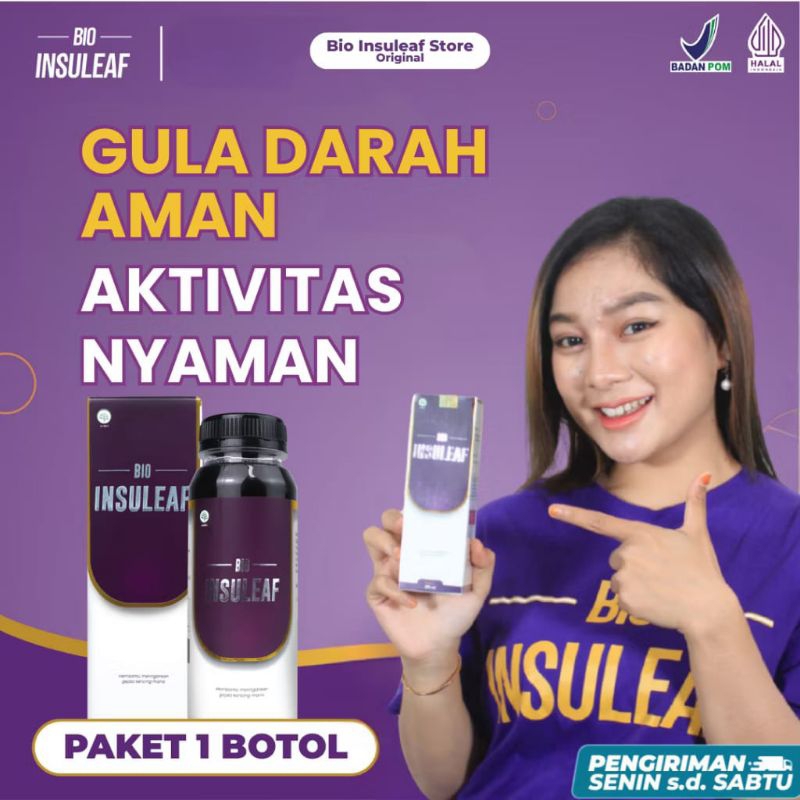 

BIO INSULEAF ORIGINAL 250 ML Obat Herbal Diabetes dan Turunkan Gula Darah Bioinsuleaf 250ml